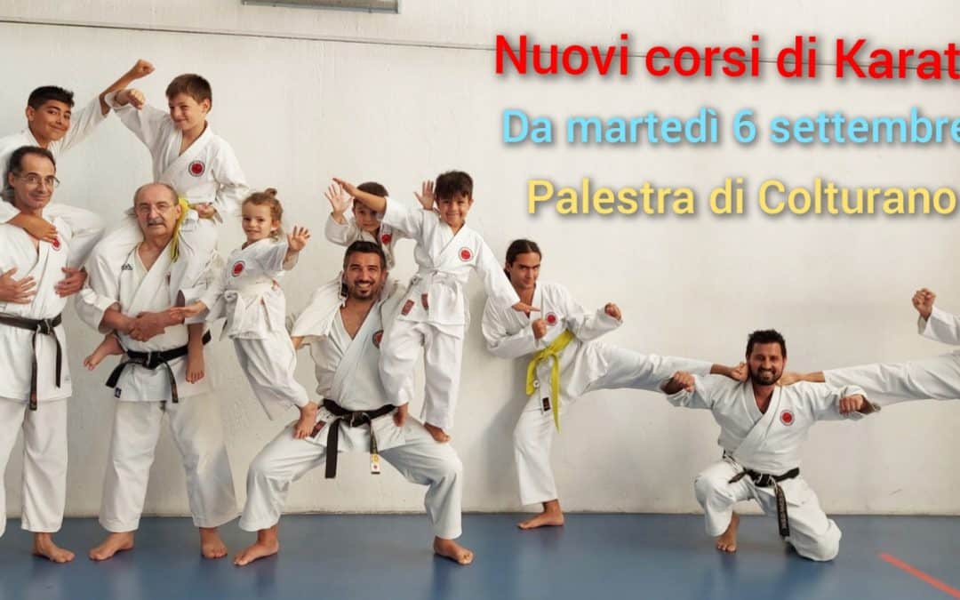 Settembre 2022 Nuovi corsi di KARATE
