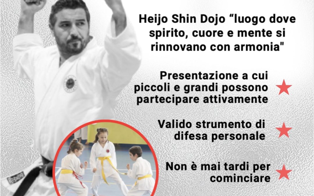 Settembre 2025 Nuovi corsi di KARATE